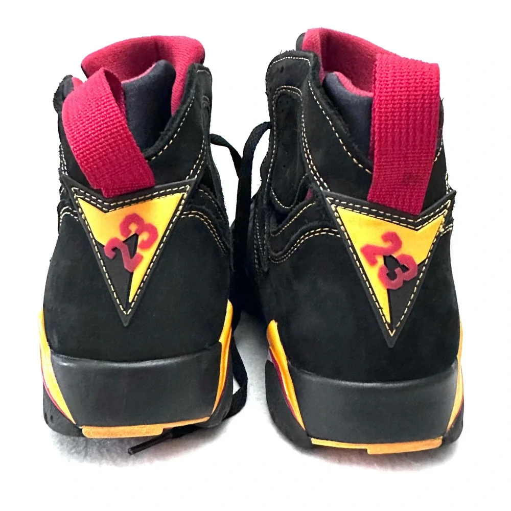 Air Jordan 7 Retro Citrus Men's Sz 12 2022 Black Orange Red CU9307-081